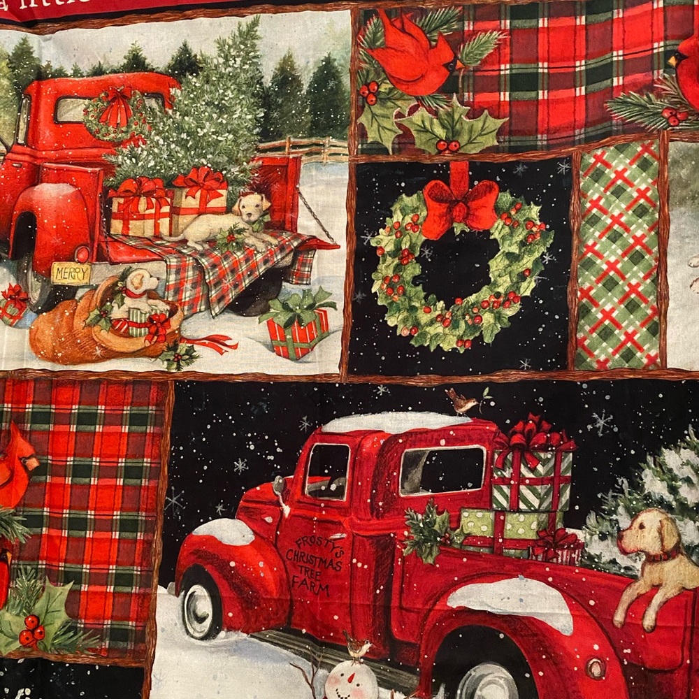 Beautiful bestseller Christmas tablecloth by LNJ Designs